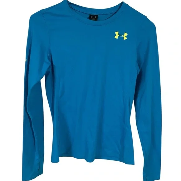 Under Armour Teal Long Sleeve - Picture 1 of 4